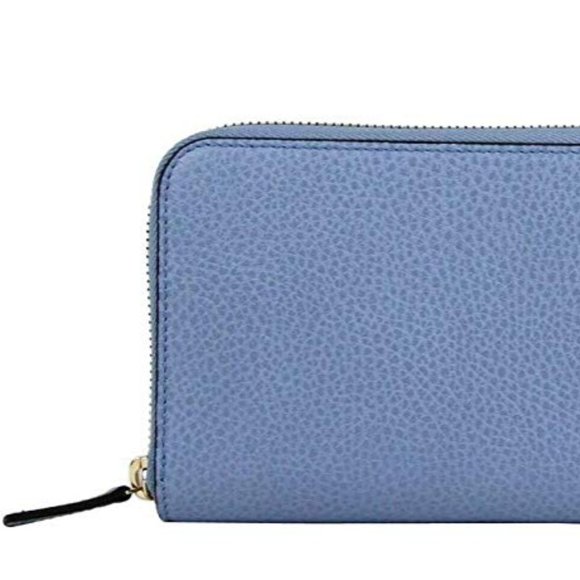Gucci Original Leather Dollar Calf Wallet in Mineral Blue NEW IN BOX - Picture 4 of 9